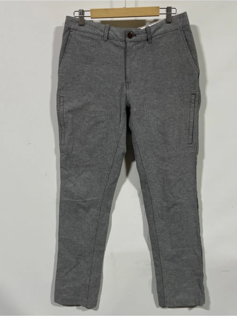 Nifty Genius Men's Slim Gray Chino Pants